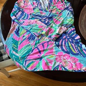 Lily Pulitzer beach cover up- very good condition marked large